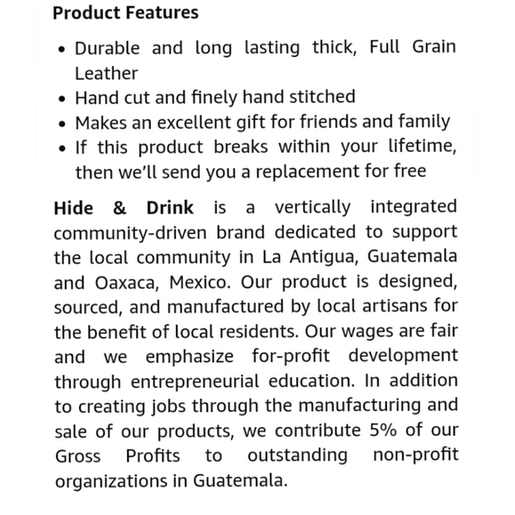 ⭐🆕Boho Hide & Drink Leather jewelry pouch - Picture 7 of 9